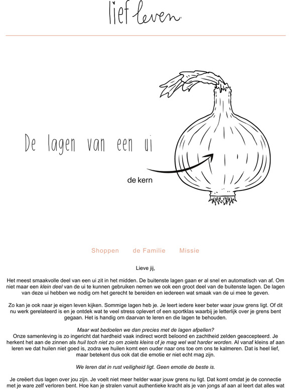 Wat wij kunnen leren van een ui Milled