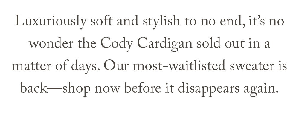 Cody Cardigan