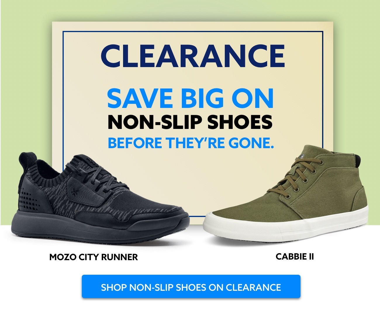 Shop Non-Slip Shoes on Clearance.