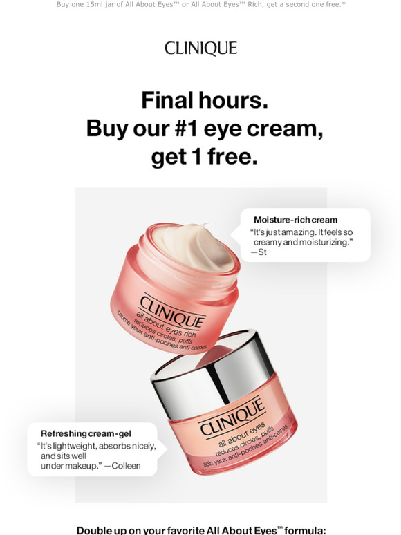 Clinique Email Newsletters Shop Sales, Discounts, and Coupon Codes