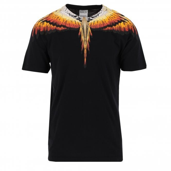 Black & Orange Solfolk Wings T-Shirt
