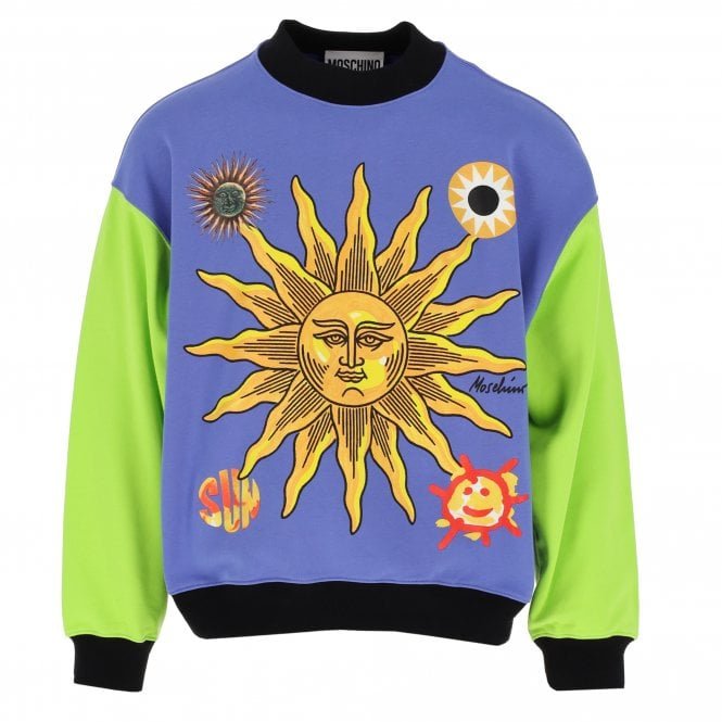Multicolour 'Sun' Print Sweatshirt