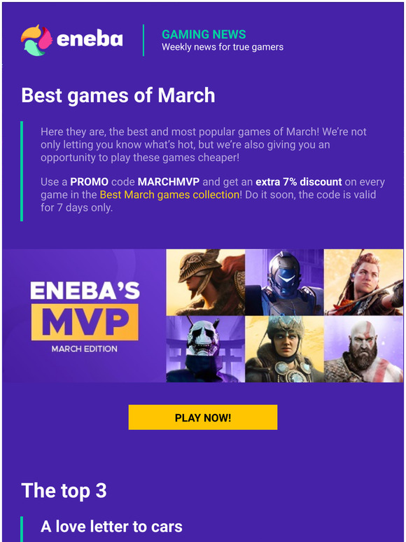 Be the 1st to See: March MVPs