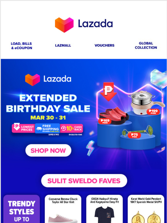 We're EXTENDING our BDAY SALE!