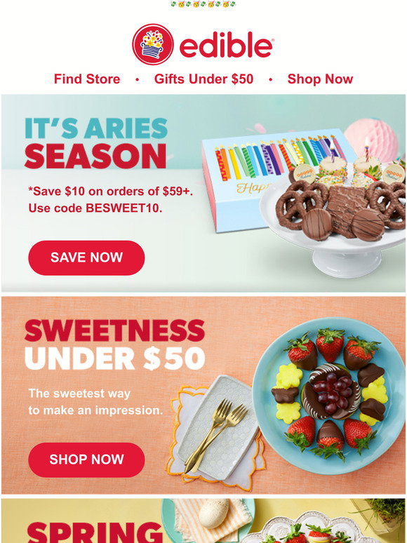 Edible Arrangements Save 10 on Birthday gifts Milled