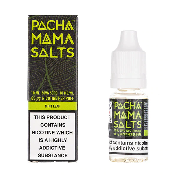 Image of Mint Leaf Nic Salt E-Liquid by Pacha Mama