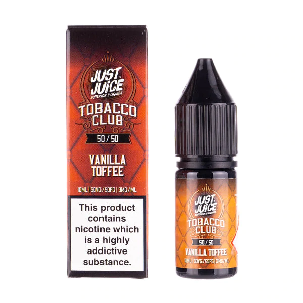 Image of Vanilla Toffee Tobacco 50/50 E-Liquid by Just Juice