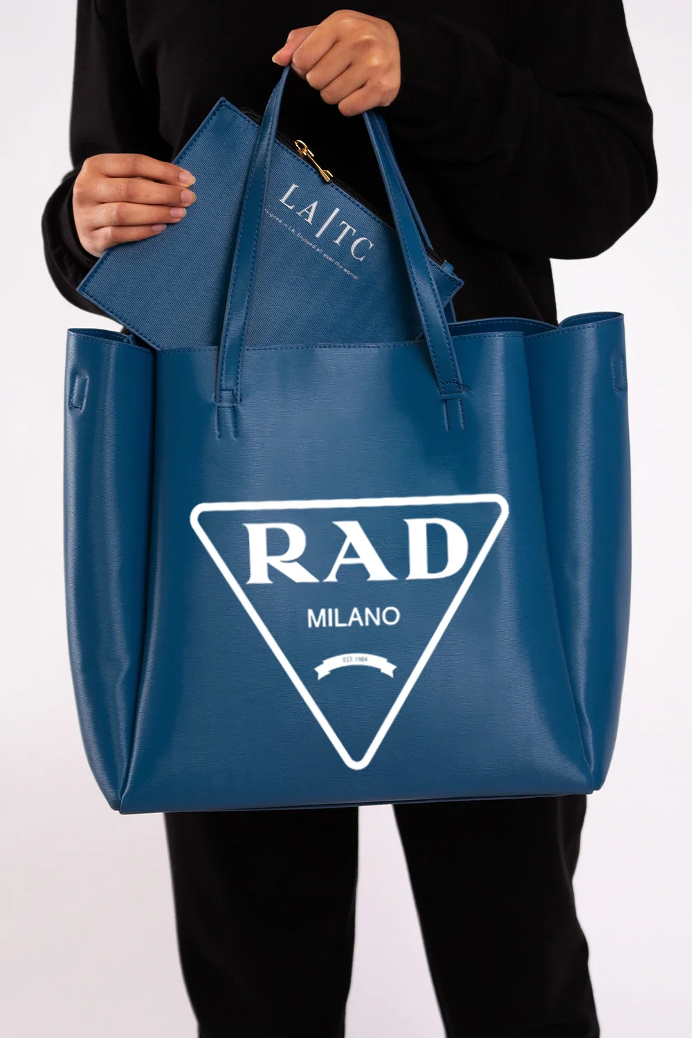 Image of NEVER FULL TOTE - Rad (Indigo Blue)