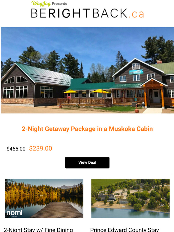 =?UTF-8?Q?Who Needs a Trip? =F0=9F=99=8B=E2=80=8D=E2=99=80=EF=B8=8F 2 Nights in a Mus=koka Cabin?=