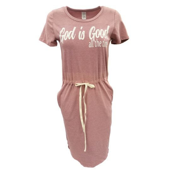 God is Good Midi Dress - Mauve