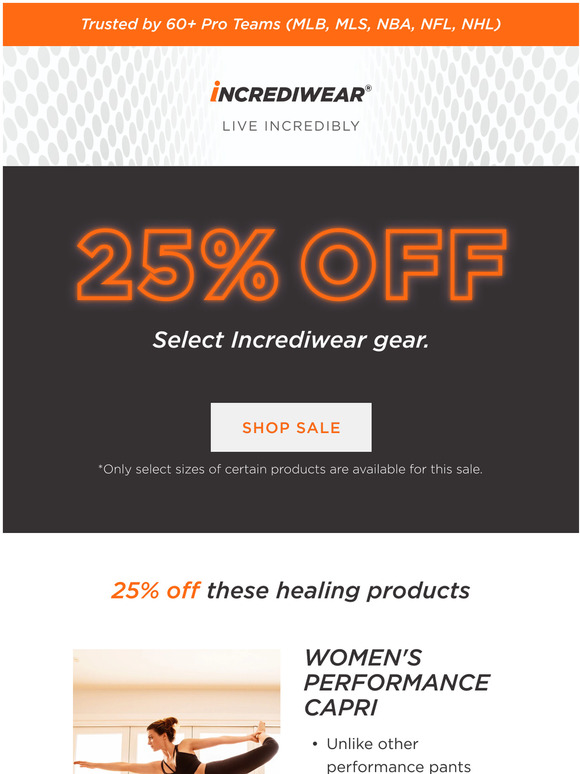 Prevent, perform, recover & take 25% off