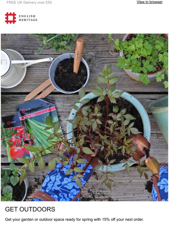 Garden Ready With 15% Off
