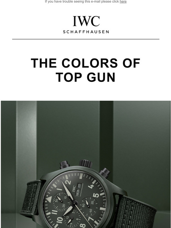 IWC The colors of TOP GUN Milled