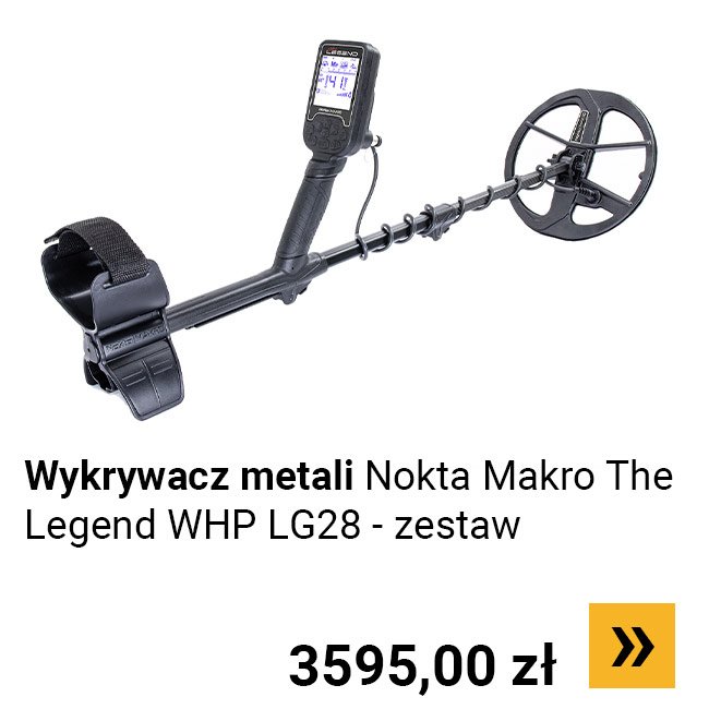 Wykrywacz metali Nokta Makro The Legend WHP LG28 - zestaw