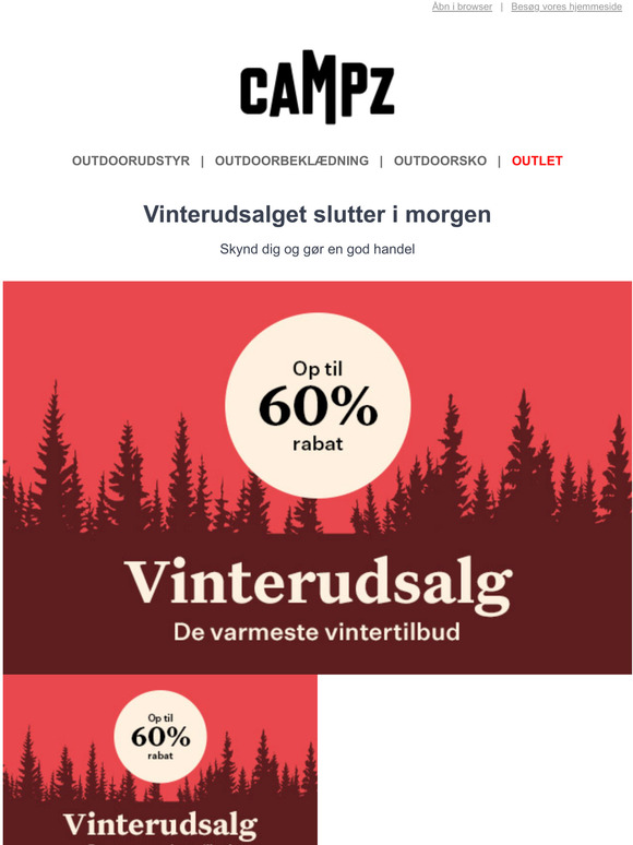 Udsalget slutter i morgen