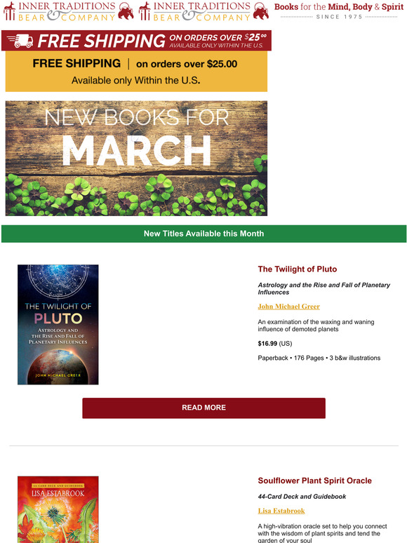 Inner Traditions New Titles from Inner Traditions Milled