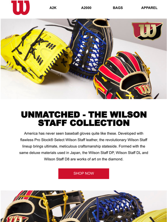 Wilson: NEW FROM JAPAN WILSON STAFF GLOVES | Milled