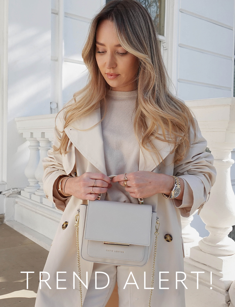 Katie Loxton Signature Tote Bag in Off White