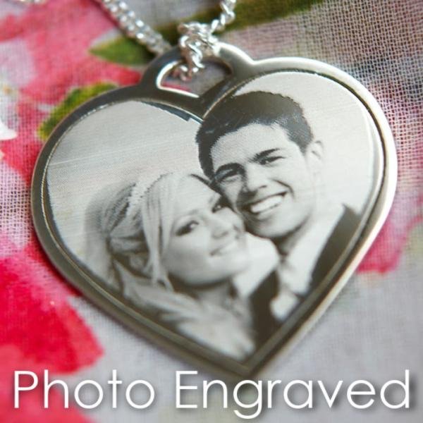 Photo Engraved necklaces