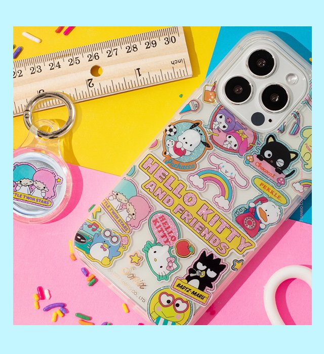 Hello Kitty & Friends Super Cute Stickers iPhone Case