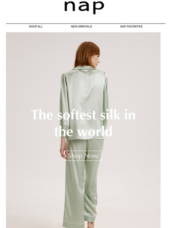 Naploungewear The softest silk in the world Milled
