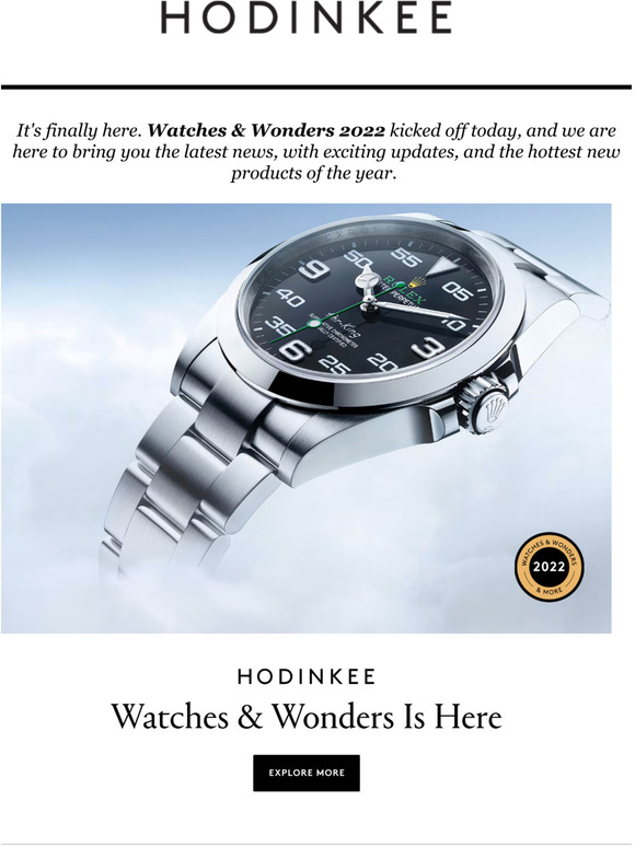 HODINKEE Watches & Wonders & More 2022 Is Here! Milled