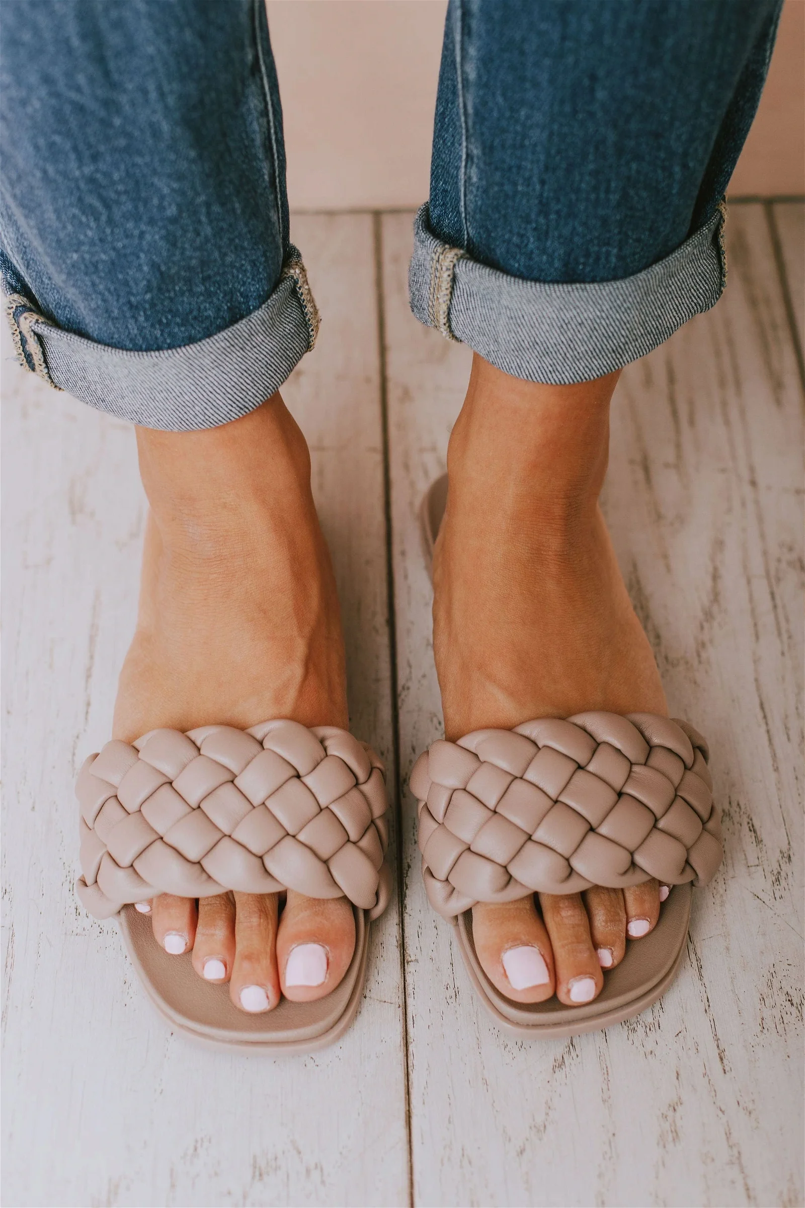 Image of Penny Braided Sandals Birch