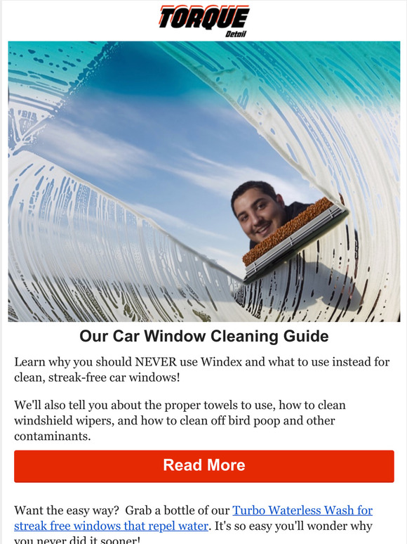 Torque Detail The Trick to Streak Free Car Windows Milled