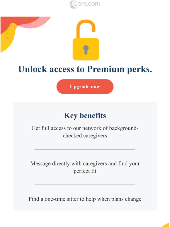 Care unlock Premium perks today. Milled