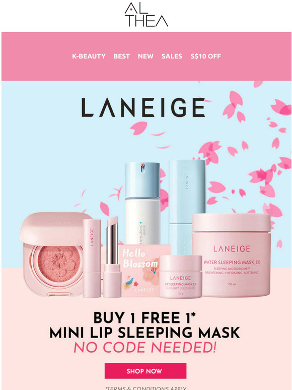 LIMITED EDITION LANEIGE CHERRY BLOSSOM IS HERE