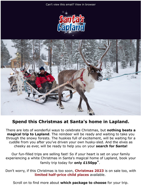 Santa's Lapland: Start planning a magical Christmas