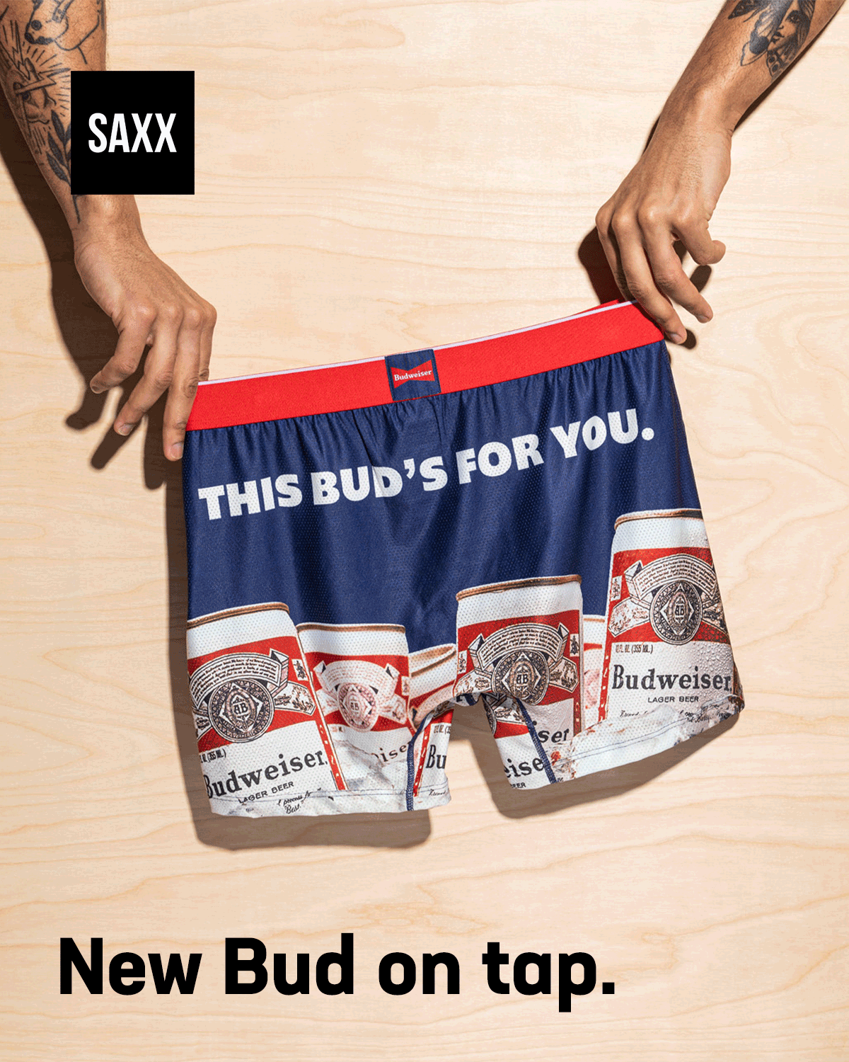 Budweiser SAXX Ultra Super Soft 2PK – Shop Beer Gear