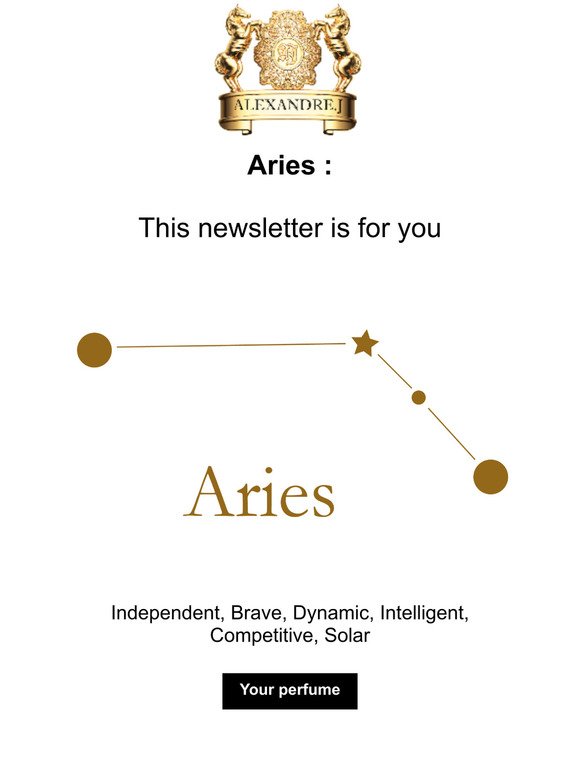 Aries  : This newsletter is for you