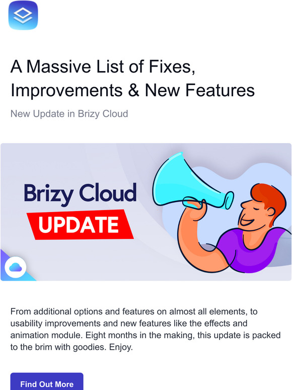 New MASSIVE update in Brizy Cloud