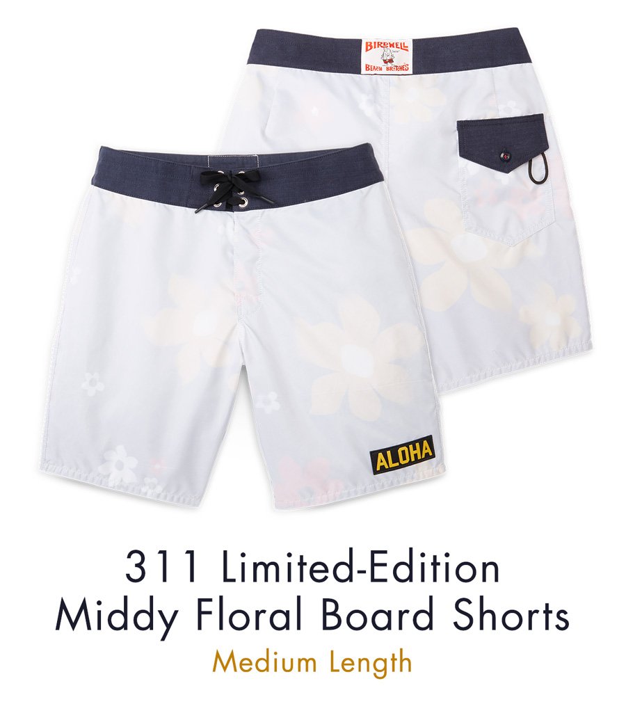 311 Limited-Edition Middy Floral Board Shorts - Medium Length