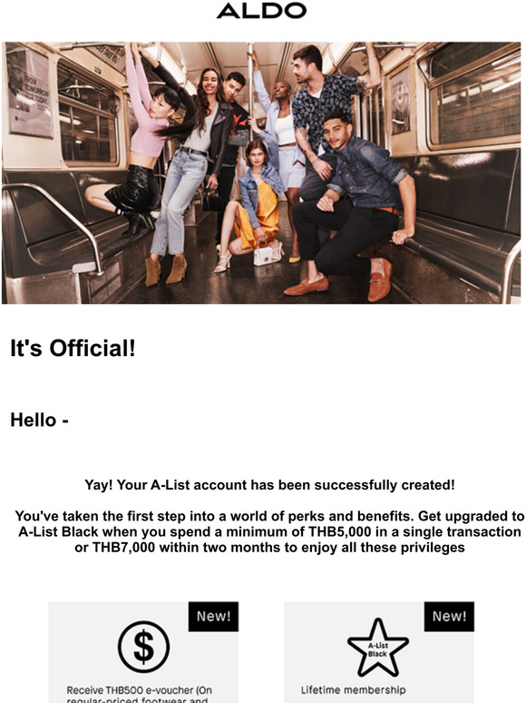 Its Official! Your account has been successfully created