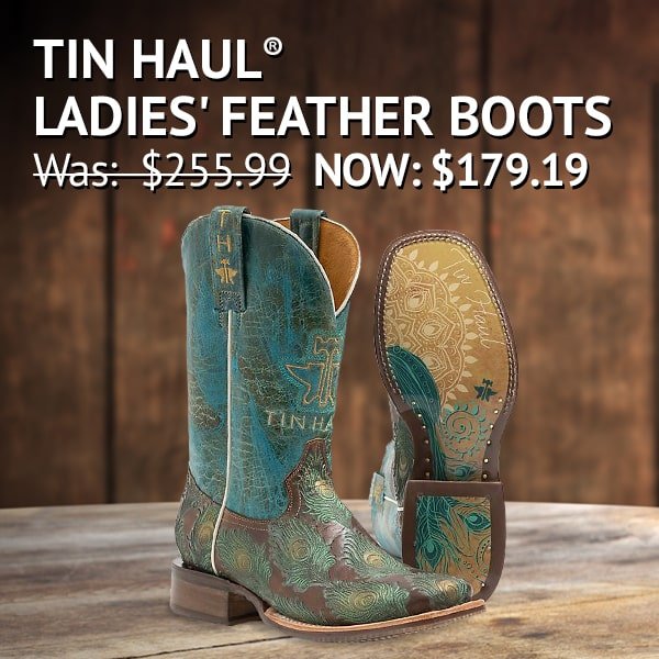 Tin Haul® Ladies' Feather Boots