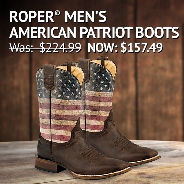Roper® Men's American Patriot CCS Boots