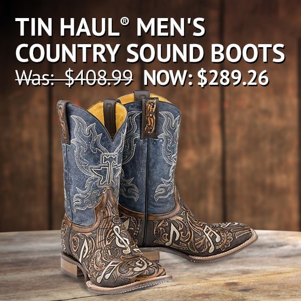 Tin Haul® Men's Country Sound Boots