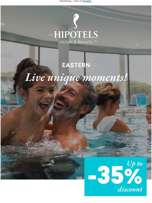 Easter holiday special up to -35% 