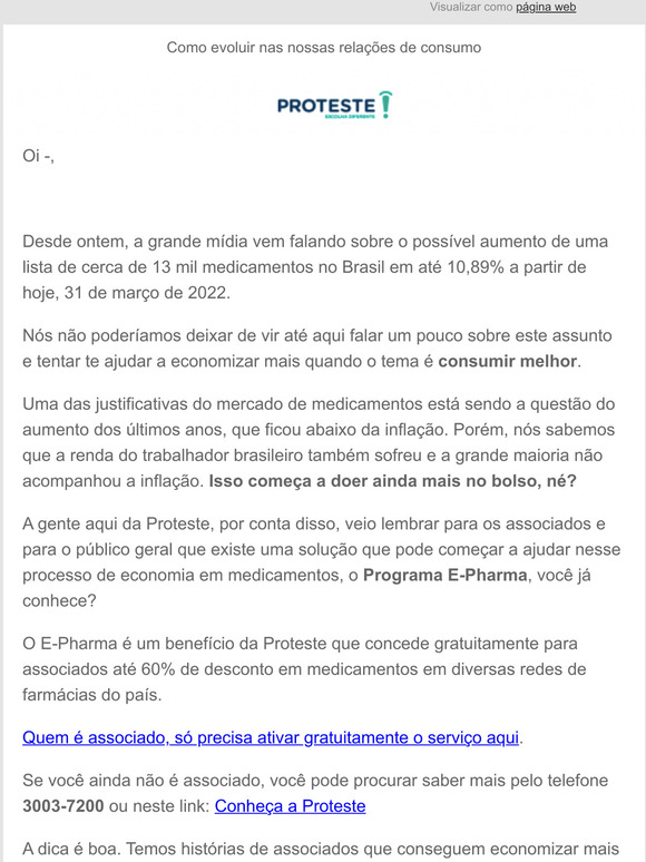 Remdios sero reajustados em at 10,89%