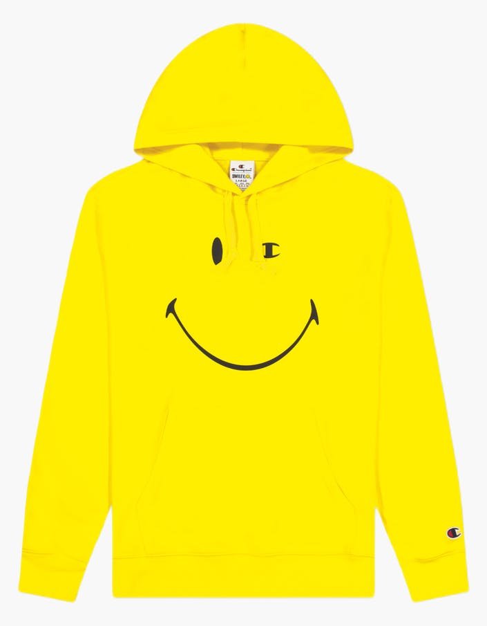 Champion X Smiley - Hooded Ful Blazing Yellow
