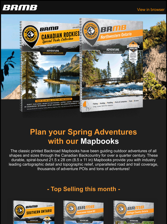 Backroad Mapbooks: Get ready for spring with our Mapbooks | Milled