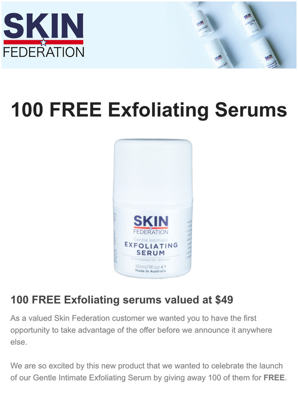 Early access to a limited FREE skincare offer.