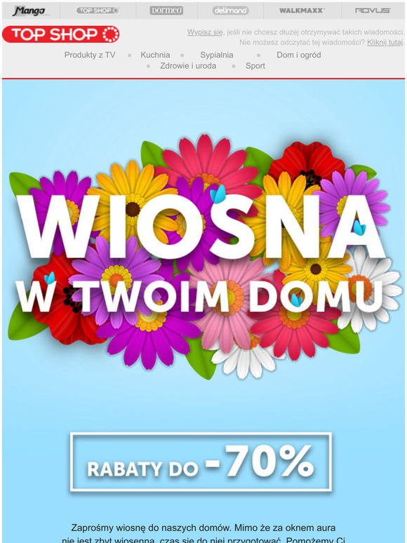 Ju teraz: rabaty do -70% + ekstra -10% >