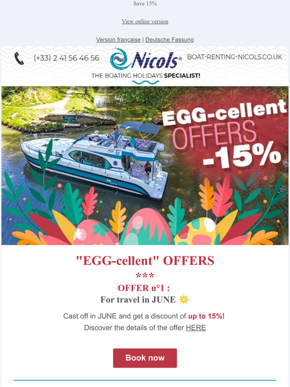 Egg-cellent news from Nicols!