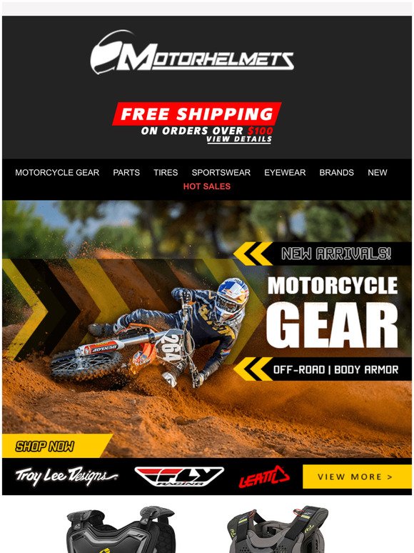 New Moto Off-Road Body Armor! Shop Now!