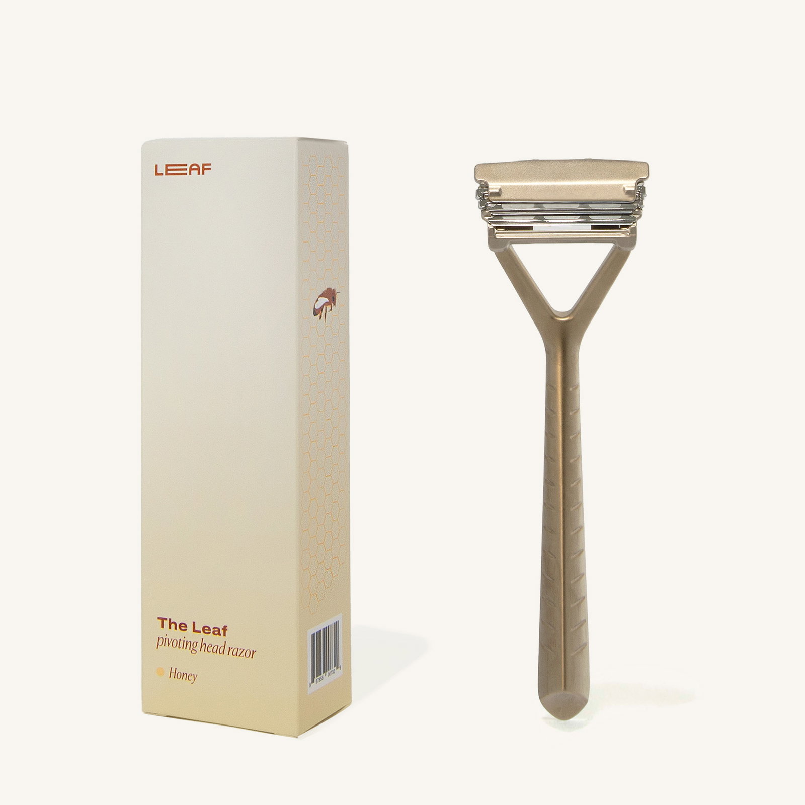 Honey Leaf Razor with packaging.