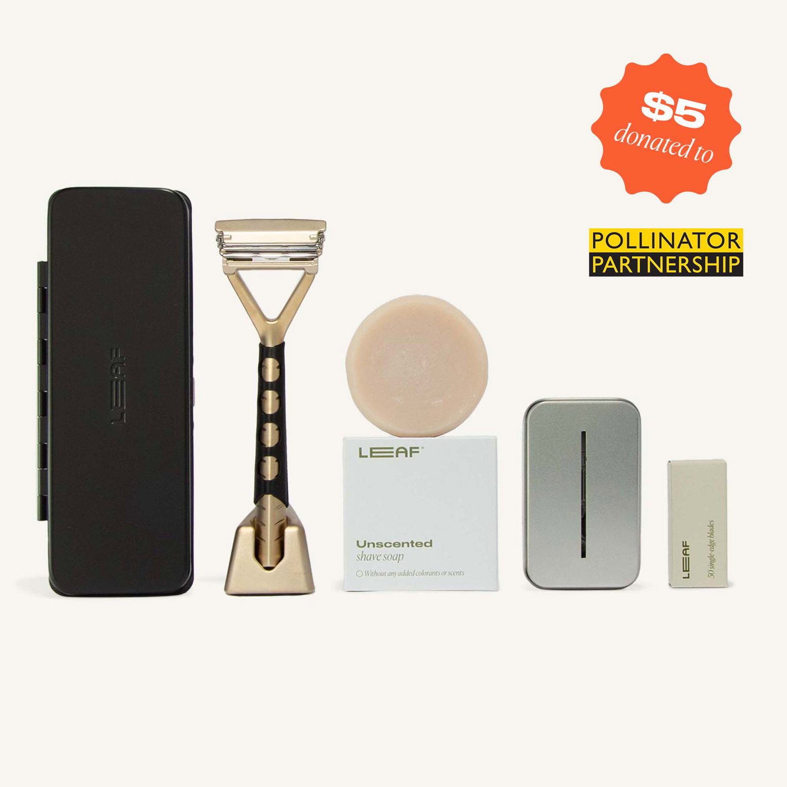 Honey Leaf Super Bundle, $5 of every sale donated to Pollinator Partnership