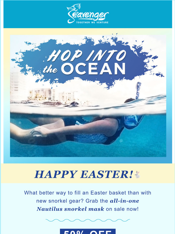 EASTER IS HERE! Let's hop into the ocean